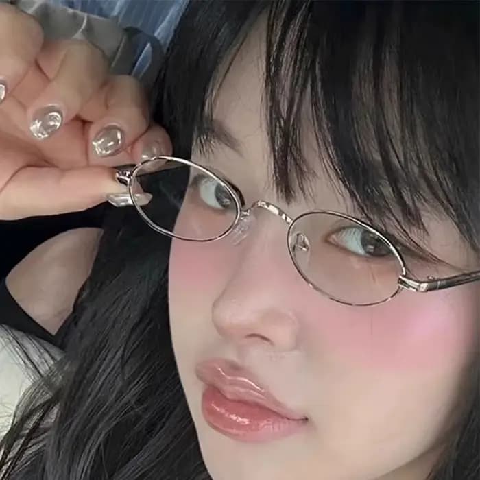 Lunettes Métalliques Vintage Y2K 2026 pour Femmes et Filles