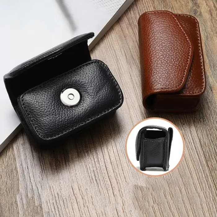 Étui à lunettes en cuir PU portable pour hommes et femmes