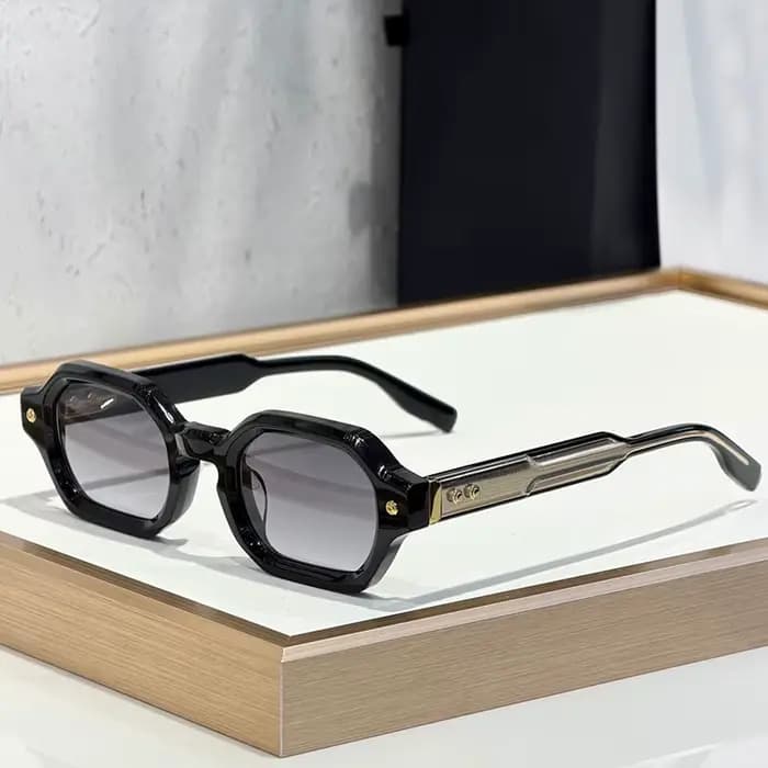 Lunettes de soleil carrées JOHN DALIA Project 05 en acétate de qualité supérieure pour hommes et femmes