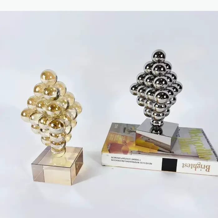 Pyramide en verre cristal, ornement de bureau, statue d'art, sculpture, accessoires de décoration pour salon, figurines, miniatures, artisanat