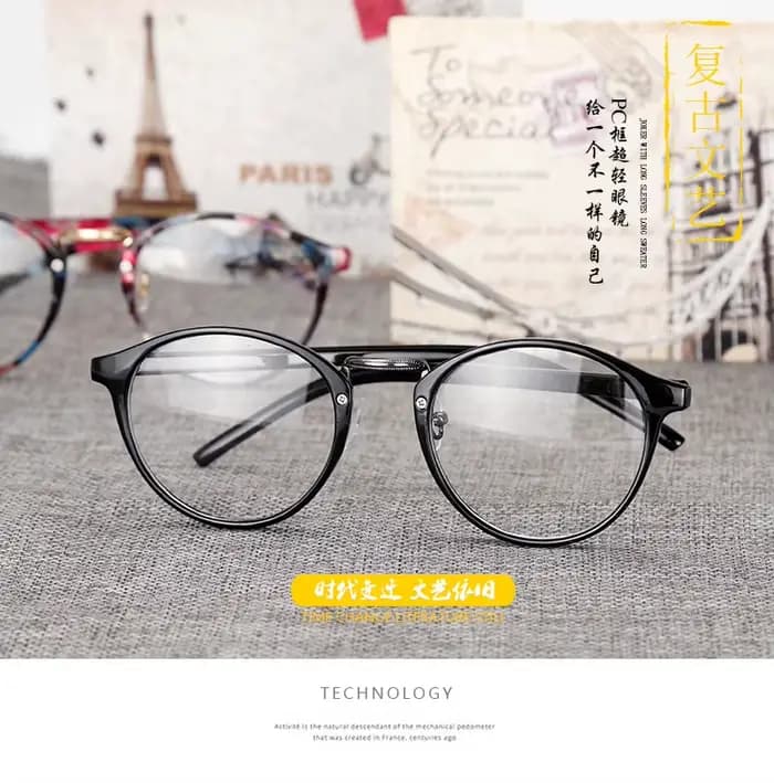 Monture de lunettes simples pour hommes et femmes