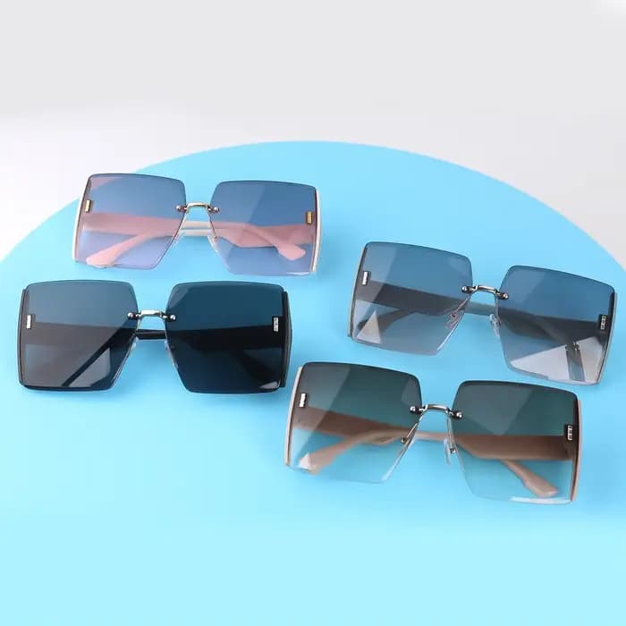 Lunettes de soleil carrées Vintage pour femmes
