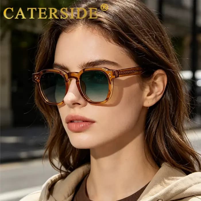 Lunettes de soleil rétro punk CATERSIDE pour hommes