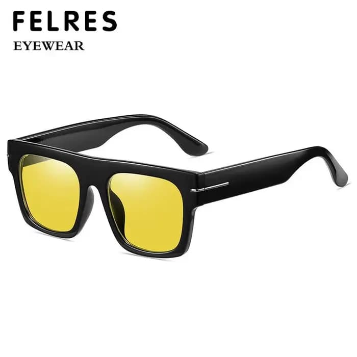 Lunettes de soleil myopie bleues hommes classique carré teinté myope ombre
