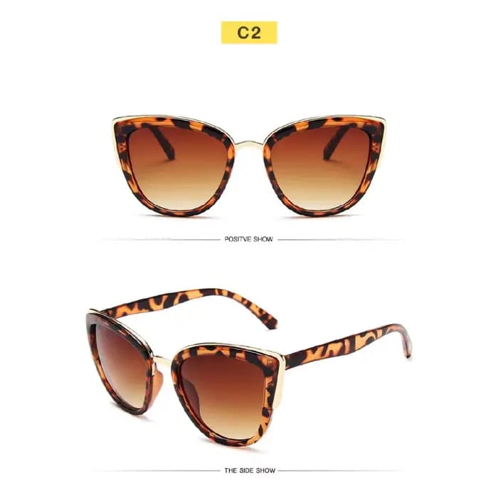 Samjune – lunettes de soleil œil de chat pour femmes