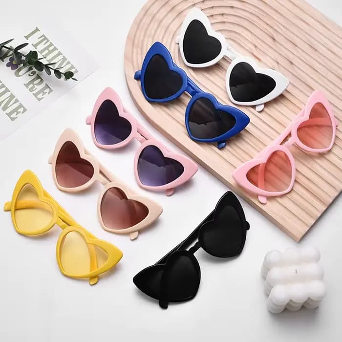 Amour effet spécial lunettes en forme de coeur mode