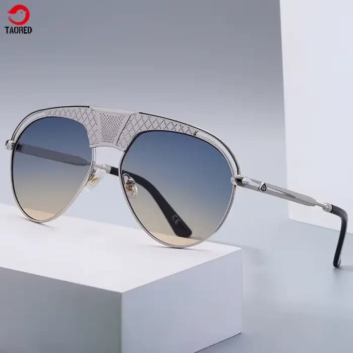 Lunettes de soleil rétro Steampunk pour hommes et femmes