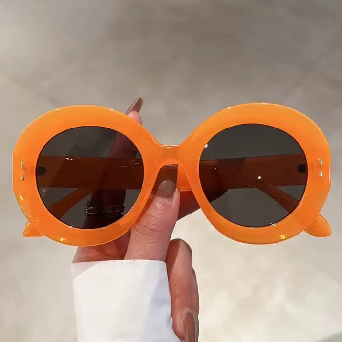 Lunettes de soleil rondes classiques pour femmes
