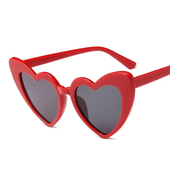 Lunettes de soleil en forme de cœur à effet spécial Love