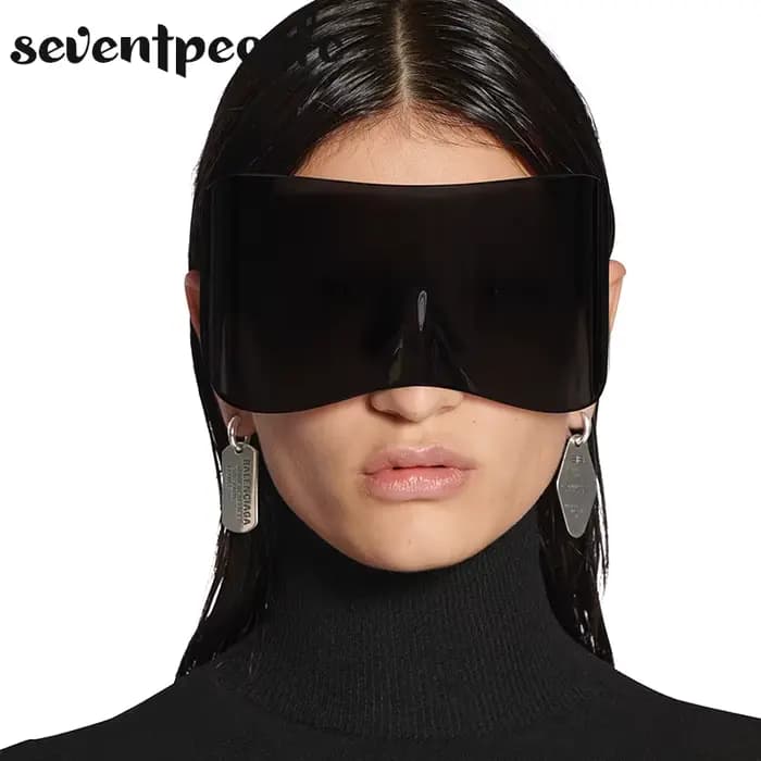Lunettes de soleil rectangulaires unisexe 2026 de luxe