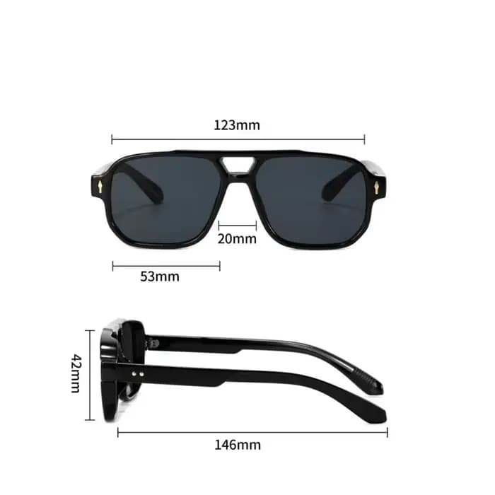 Lunettes de soleil vintage pour hommes