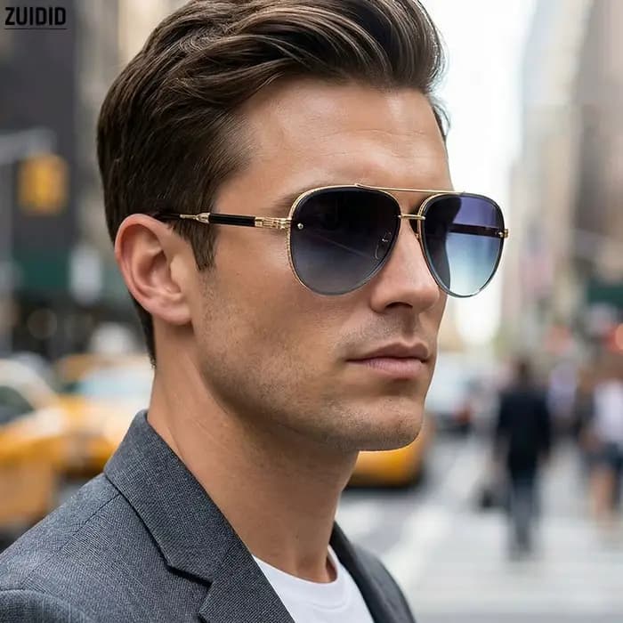 Lunettes de soleil aviateur ovales vintage rétro pour femmes et hommes 2026