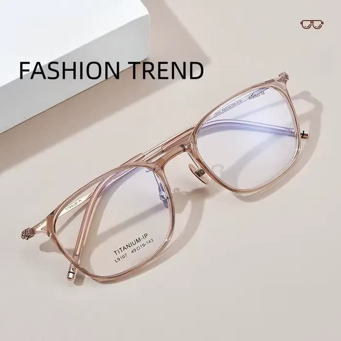 FIRADA mode lunettes confortables Vintage carré titane