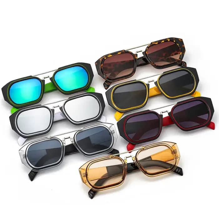Lunettes de soleil Steampunk personnalisées pour hommes et femmes
