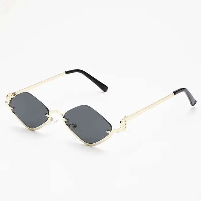 Petites lunettes à la mode en forme de diamant