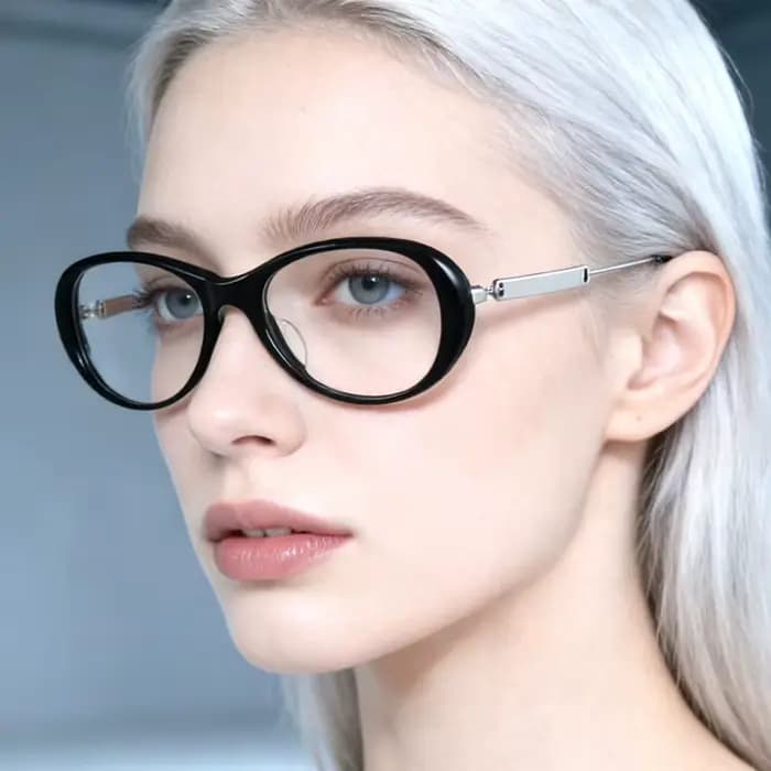 Lunettes de lecture à monture en titane pour femmes et hommes