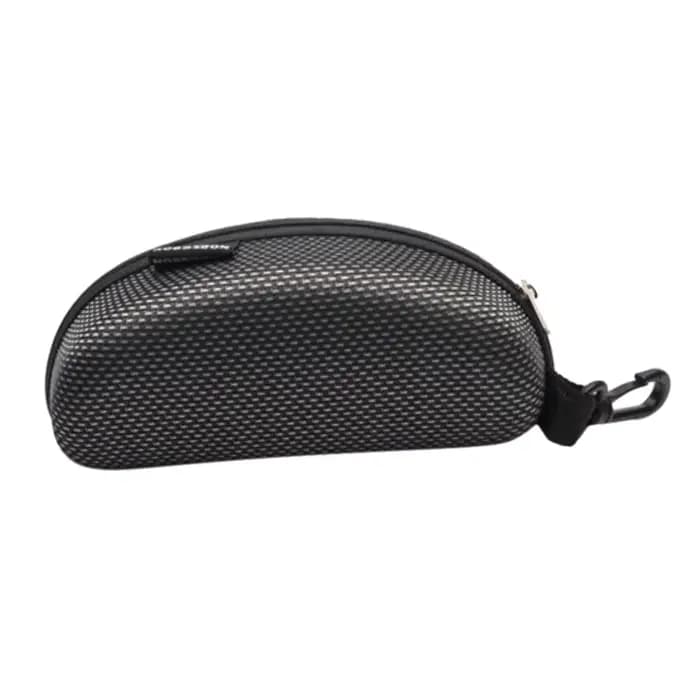 Étui rigide portable avec fermeture éclair pour lunettes de soleil