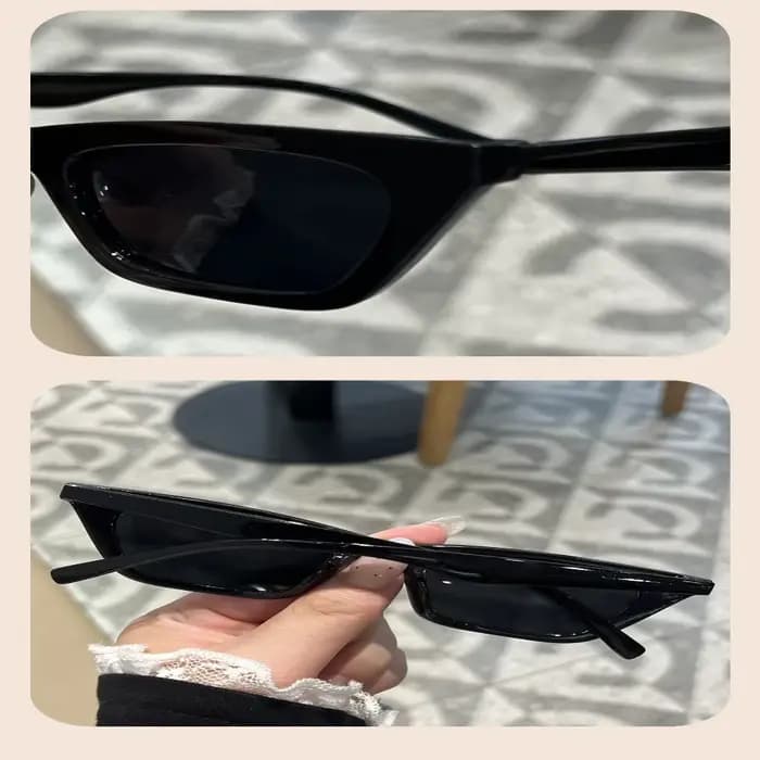 Lunettes de soleil en forme d'oeil de chat