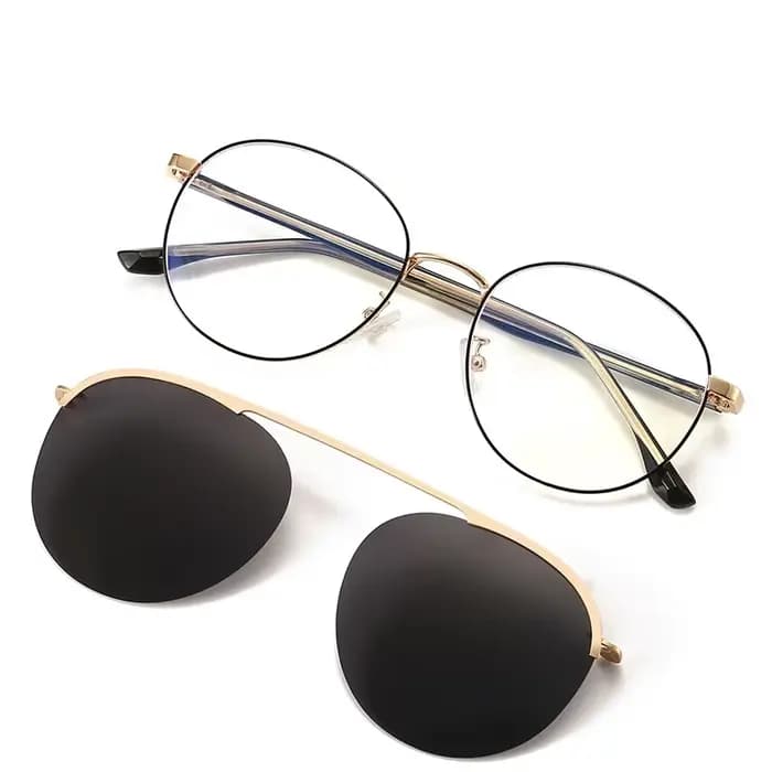 COHK marque de mode Design hommes femmes aimant lunettes de soleil polarisées Clip