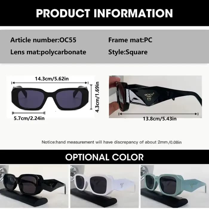 Lunettes de soleil unisexes classiques