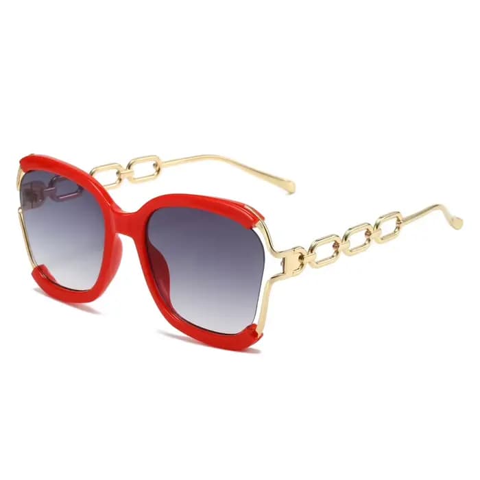 Lunettes de soleil carrées de luxe pour femmes