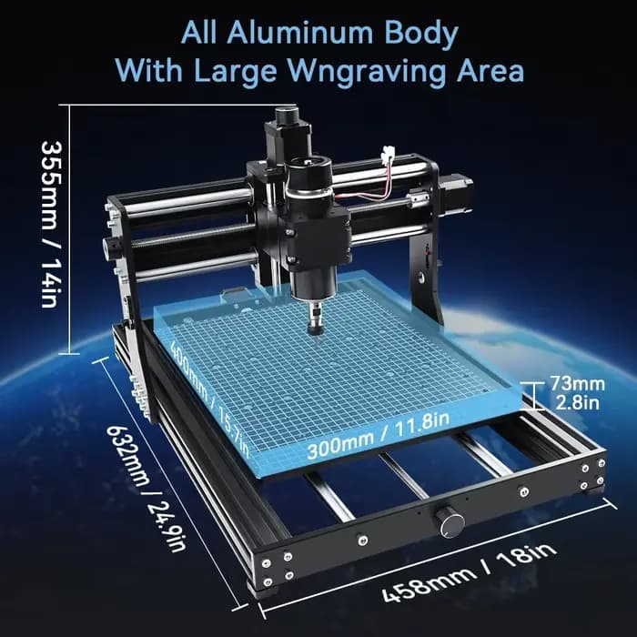 Graveur Laser pour le travail du bois, 12000 mm/min, CNC, hors ligne, Table pour débutant, verre, Machine-outil de gravure sur bois