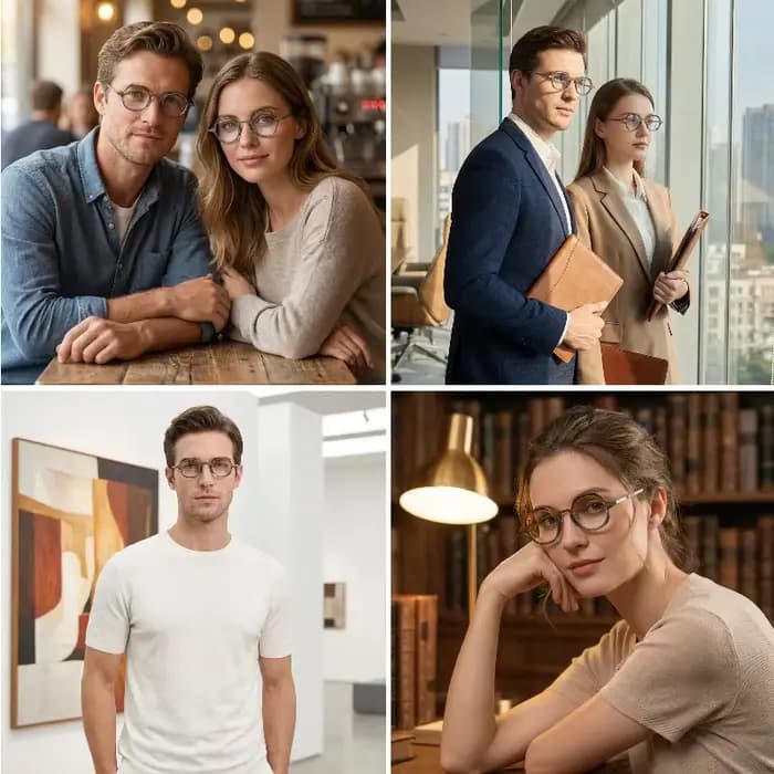 Lunettes de Style rétro Steampunk pour hommes et femmes