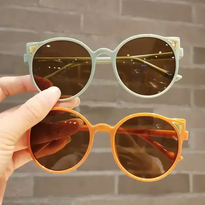 Lunettes de soleil avec oreilles d'animaux de dessin animé pour filles et garçons