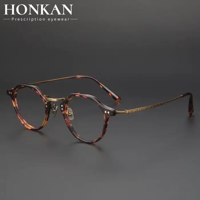 HONKAN – lunettes de créateur japonaises en acétate et titane pur
