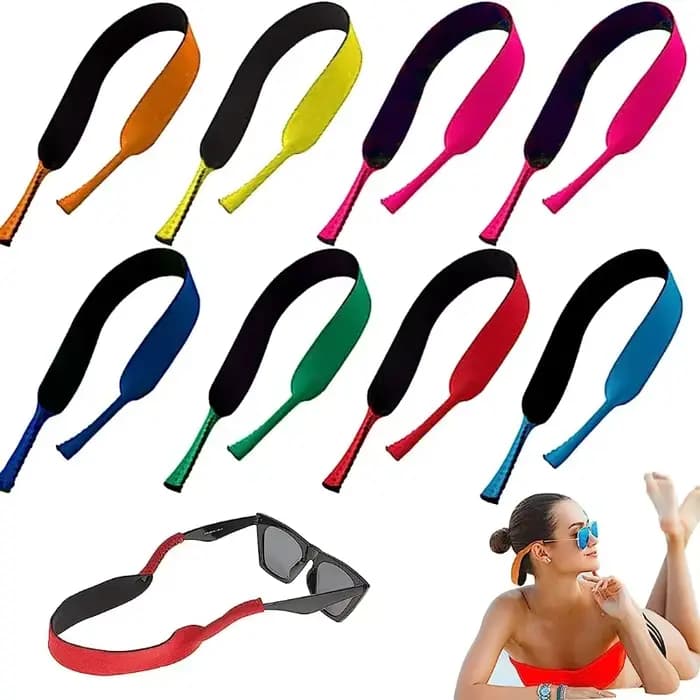 Sangle extensible pour lunettes de soleil flottantes solides