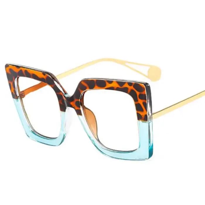 Lunettes de lecture léopard vert clair pour femmes