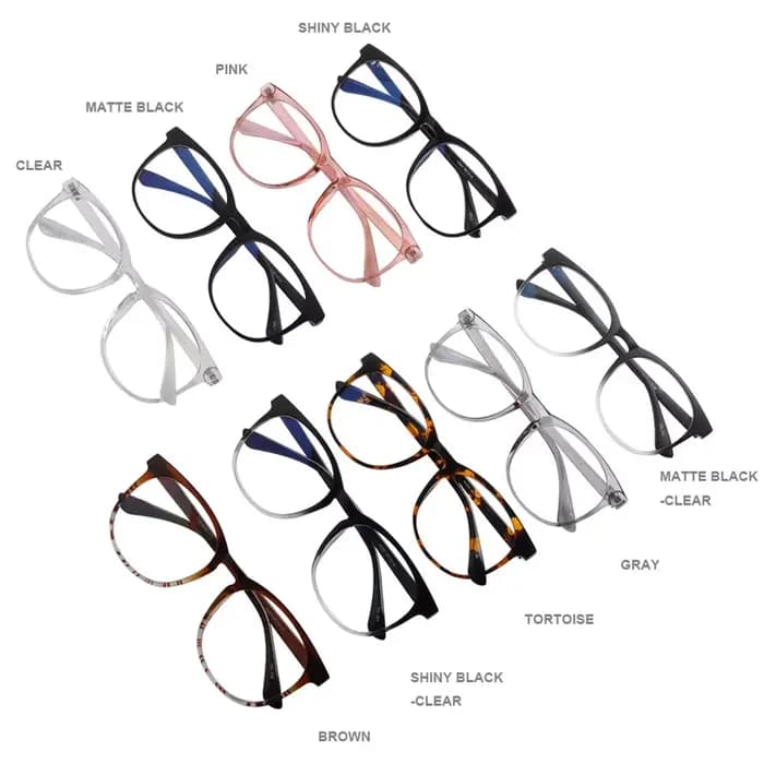 Lunettes rétro rondes et larges