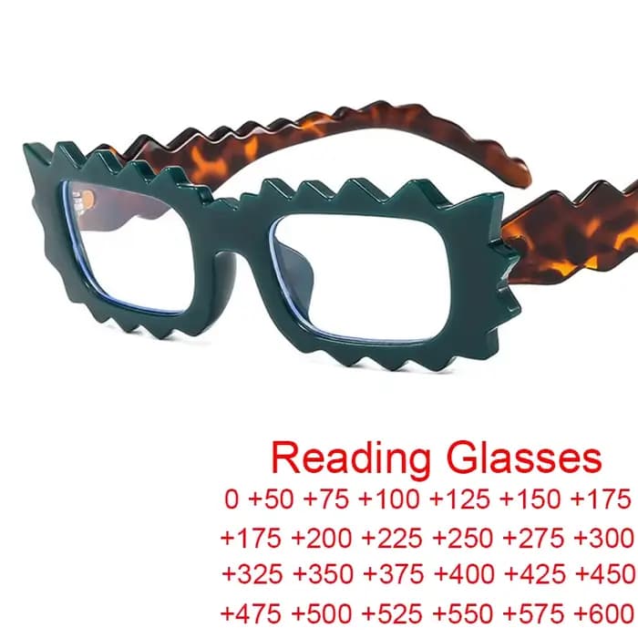 Lunettes de lecture rectangulaires ondulées 2025