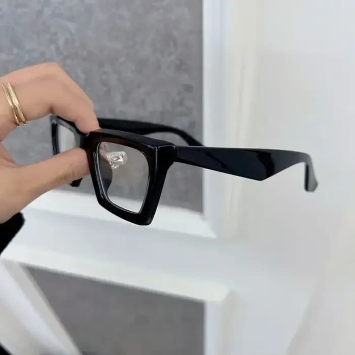 Montures de lunettes carrées élégantes pour femmes et hommes
