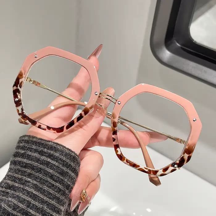 Lunettes unies à la mode pour femmes
