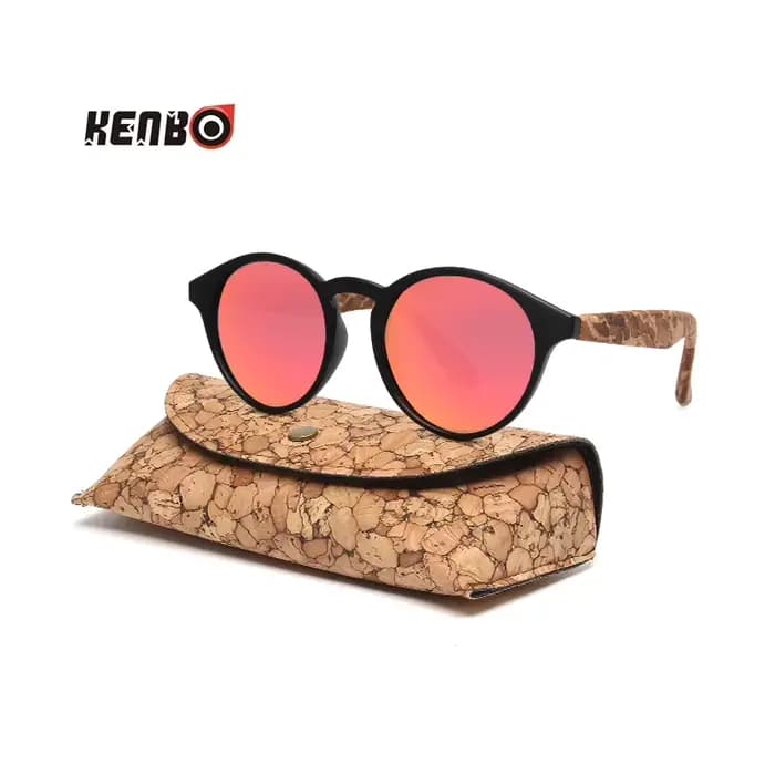 Kenbo-Lunettes de soleil polarisées ovales en bambou pour hommes et femmes
