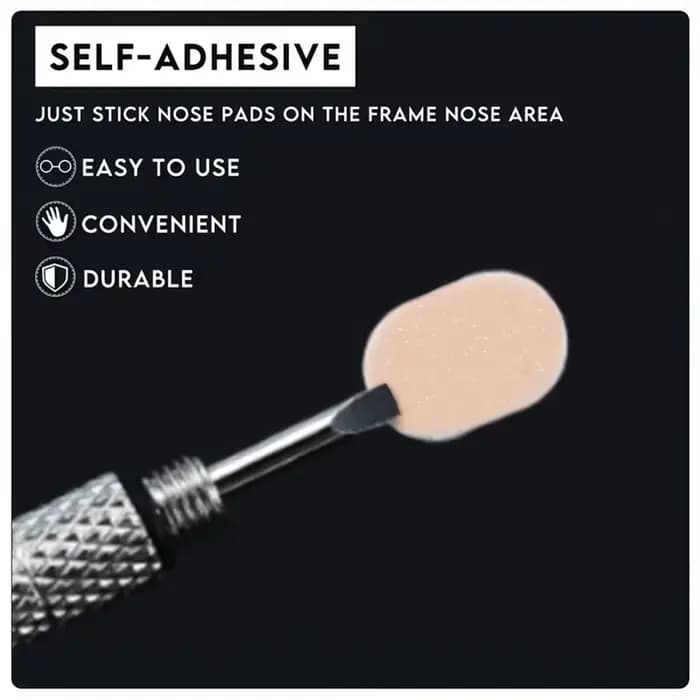 Mousse souple auto-arina anti-alde pour lunettes