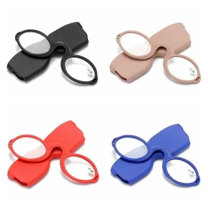 Pince-nez Mini lunettes de lecture avec étui unisexe lecteurs