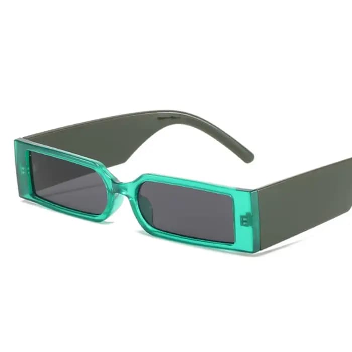 Lunettes de soleil carrées rectangulaires pour femmes