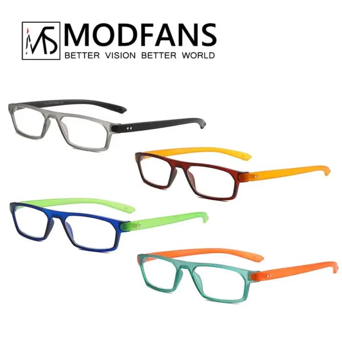Lunettes de lecture hommes femmes cadre rectangulaire lecteurs jambes plus longues loupes