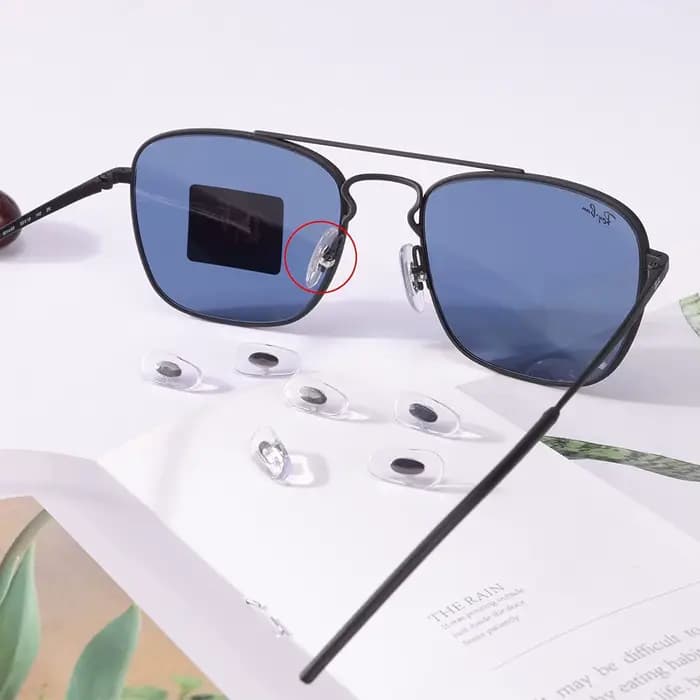 Plaquettes de nez de rechange en gros pour lunettes de soleil et de vue Ray-Ban RB4285 RB3546 RB4264 RB4336 RB3736 à fixation par clip