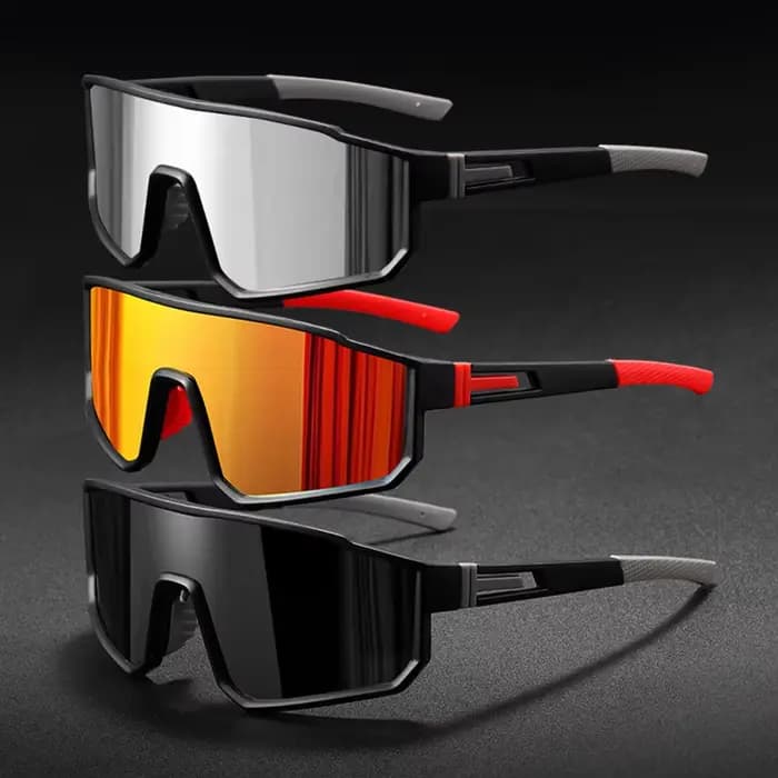Lunettes de cyclisme surdimensionnées pour hommes