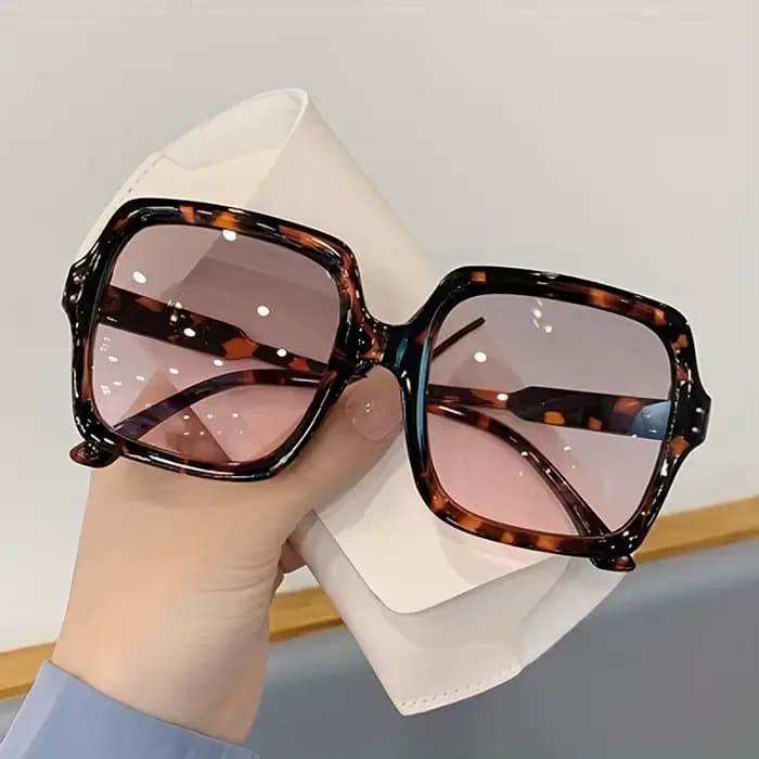 Lunettes de soleil carrées surdimensionnées pour femmes