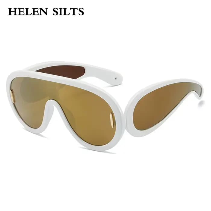 Lunettes de soleil pilote surdimensionnées pour femmes et hommes