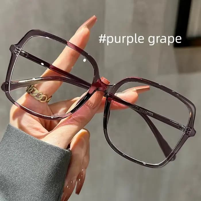 Lunettes de myopie surdimensionnées unisexes