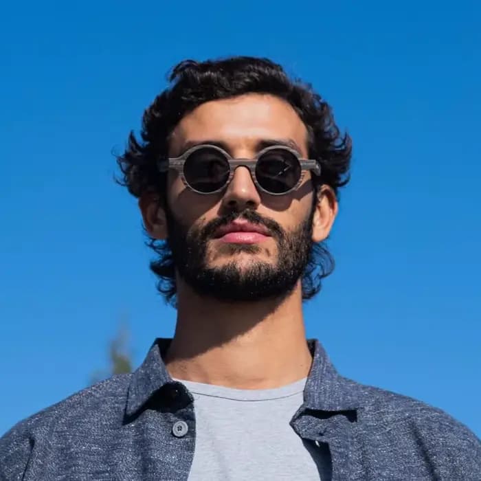 Lunettes de soleil Vintage en bois faites à la main pour hommes et femmes