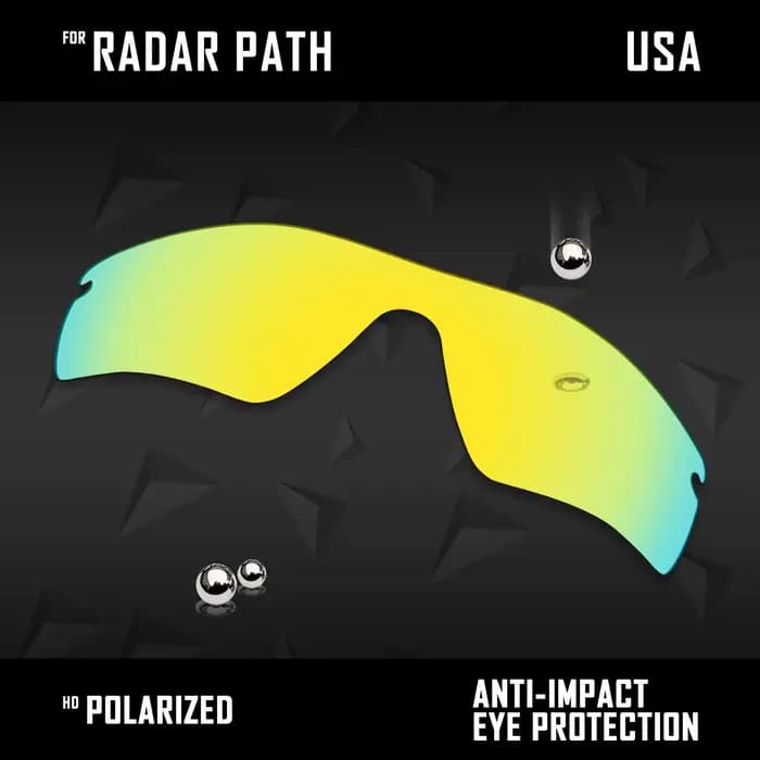 Wing WLIT-Verres de rechange polarisés pour lunettes de soleil Oakley Radar Path
