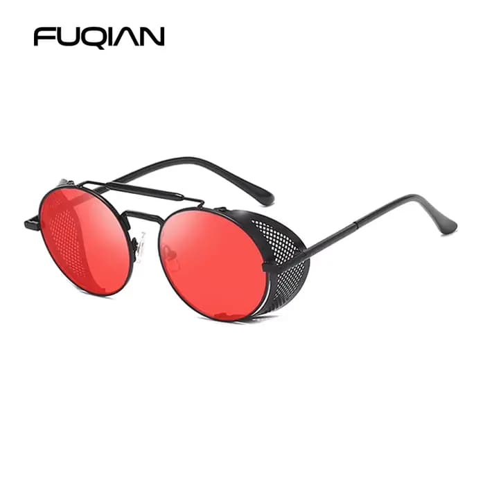 Lunettes de soleil rétro Steampunk pour hommes et femmes
