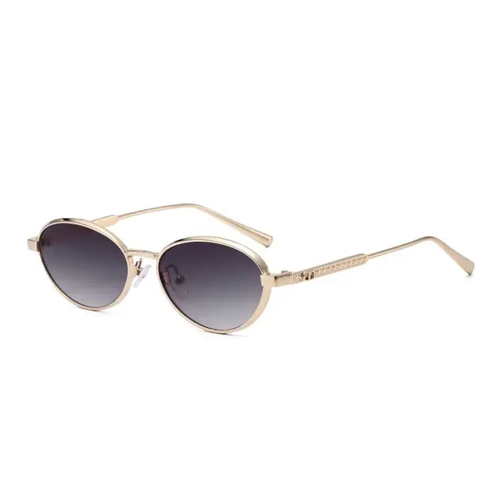 Lunettes de soleil ovales rétro pour femmes