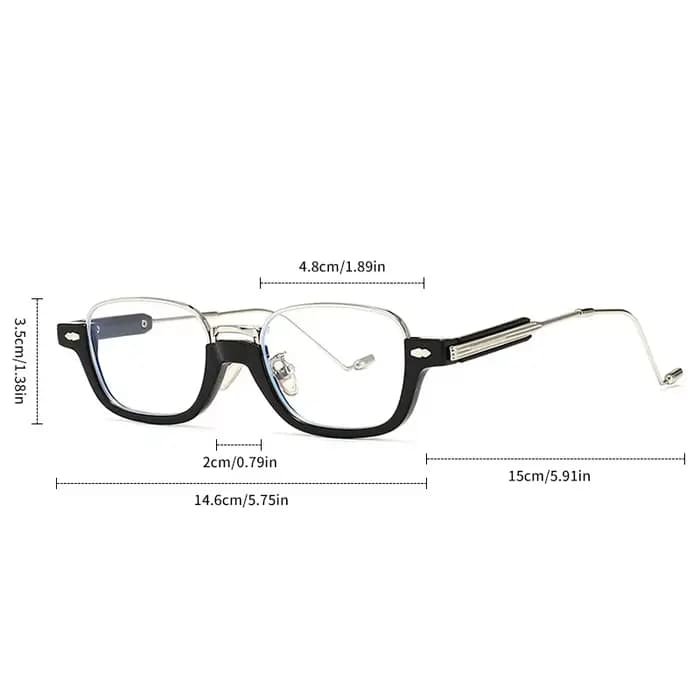 Lunettes de soleil carrées à petite monture